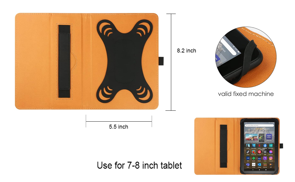 Universal 7-8 inch tablet case cover