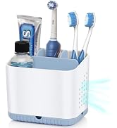PARKMANI Toothbrush Holders for Bathrooms, Kids Electric Toothbrush and Toothpaste Holder, 4 Slot...