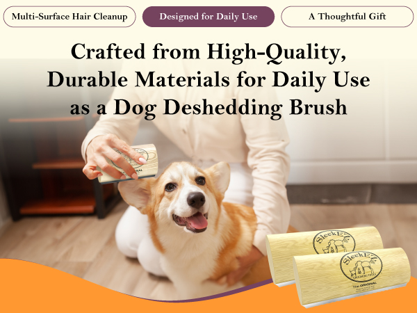 Dog Brush for Shedding Deshedding Grooming Tools Supplies All Hair Type Gift Idea Hair Remover Comb