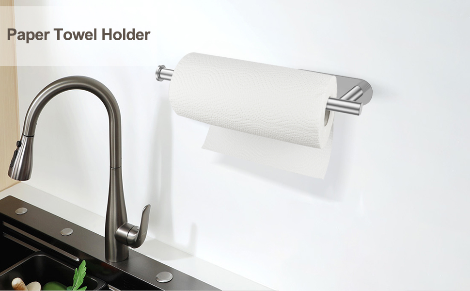 paper towel holder under cabinet