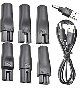 8 PCS Power Cord 5V Replacement Charger USB adapter Suitable for Hair Clippers, Beard trimmers, S...