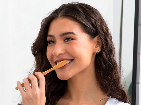 woman smiling