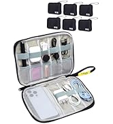 Shelvestar 7 Pack Electronics Travel Organizer Case Tech Accessories Cord Storage Bag