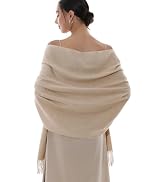 RIIQIICHY Winter Scarfs for Women Pashmina Shawls Wraps for Evening Dresses Large Warm Soft Scarves
