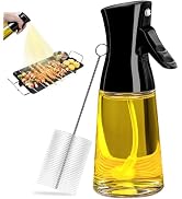 Leaflai Oil Sprayer for Cooking, 180ml Glass Olive Oil Sprayer Bottle Olive Oil Spray Mister with...