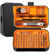RARTOP Precision Screwdriver Set, 130 in 1 Mini Screwdriver Set Tool | 120 Sturdy Bits, Flex Rod,...