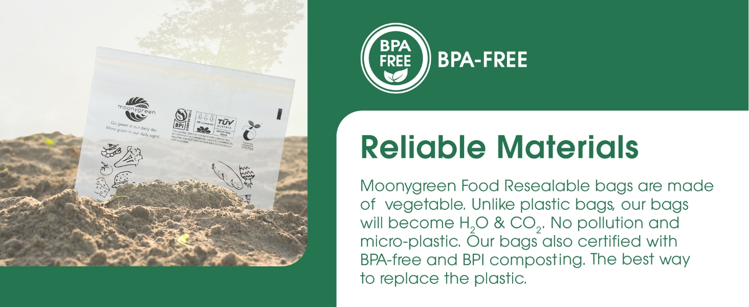 Moonygreen resealable bags