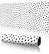 Polka Dot White Large Desk Mat Desk Pad,Extended Large Mouse Pad Cute Mouse Pads For Desk Accesso...