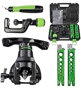 MERWOF HVAC Flaring Tool Kit for 1/4'' - 3/4'' and 6-19mm Single Flare, 45° Eccentric Type Manual...