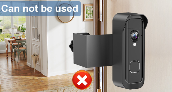 blink doorbell camera mount anti theft doorbell mount no-drill blink battery doorbell 2k+ mount