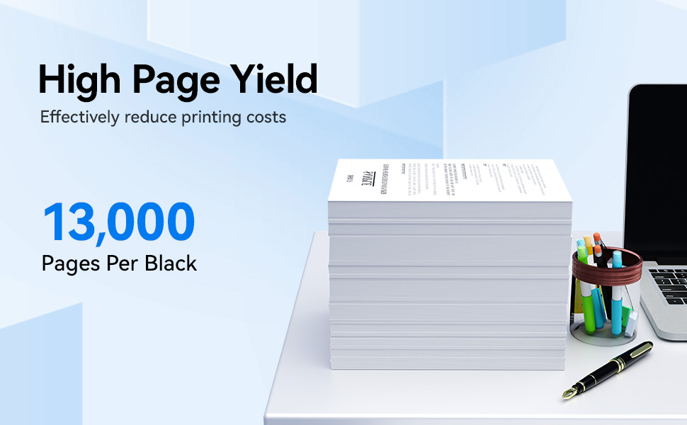 13,000 pages per black