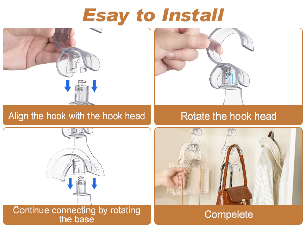 purse holder for closet