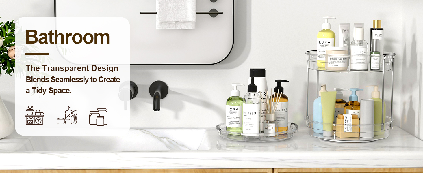 lazy susan for bathroom