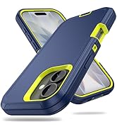 ACAGET for iPhone 17 Case Rugged Heavy Duty Matte Protective Phone Cases with Port Anti Dust Plug...