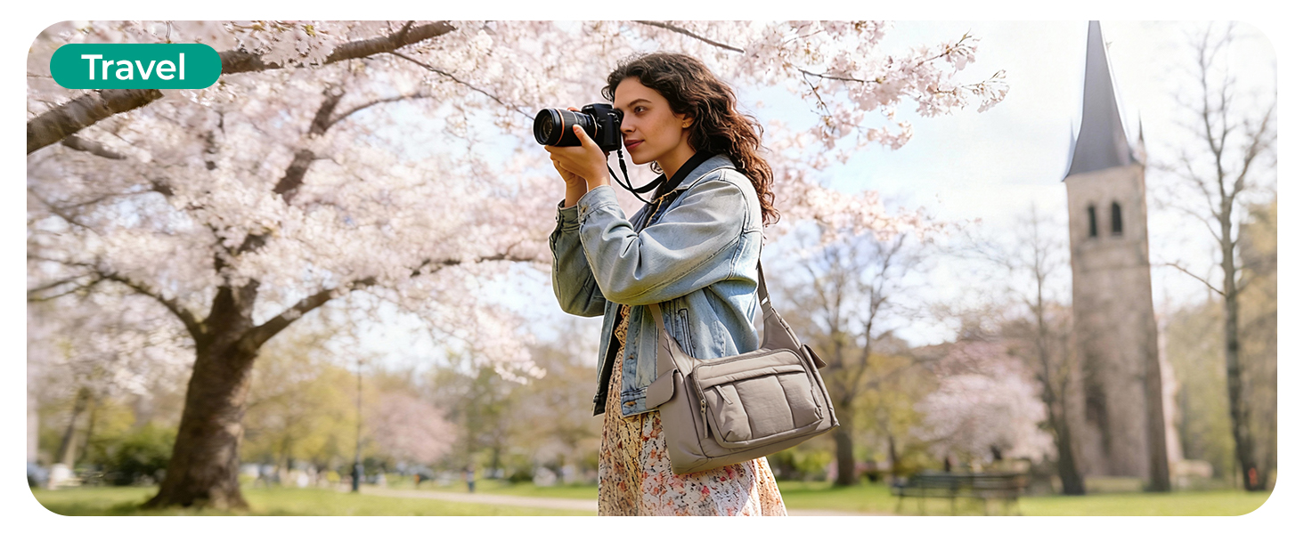 BAGSMART camera sling bag