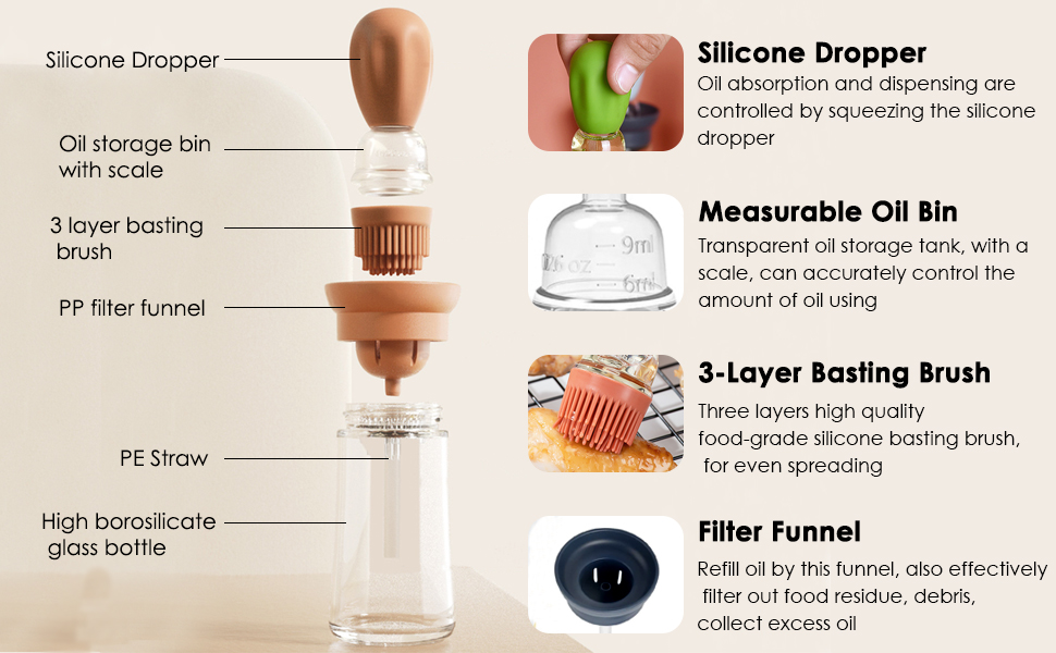 oil dispenser with brush