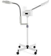 Professional Facial Steamer 2 in1 Steamer for Face 5X LED Magnifying Lamp Facial Steamer for Esth...