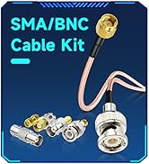 SMA Male to BNC Male Cable 6inches + 5pcs SMA BNC Coax Adapter Kit