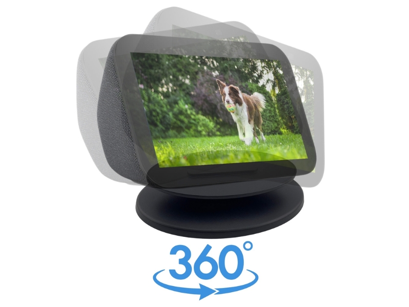 Stand for Echo Show 5 & Echo Show 8 Adjustable Magnetic Stand Mount with 360 Degree Rotation