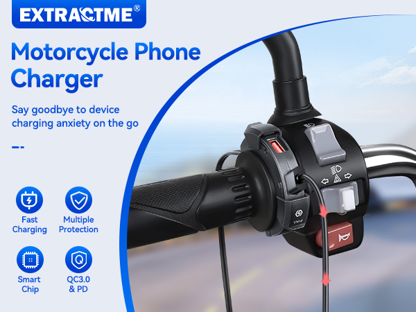 waterproof motorcycle usb charger