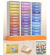 Redtwo 36pcs Diamond Painting Storage Containers Trays with Double Layers, 3-in-1 Diamond Paintin...