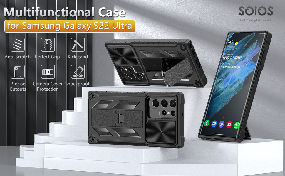 Multifunctional Phone Case for Samsung Galaxy S22 Ultra