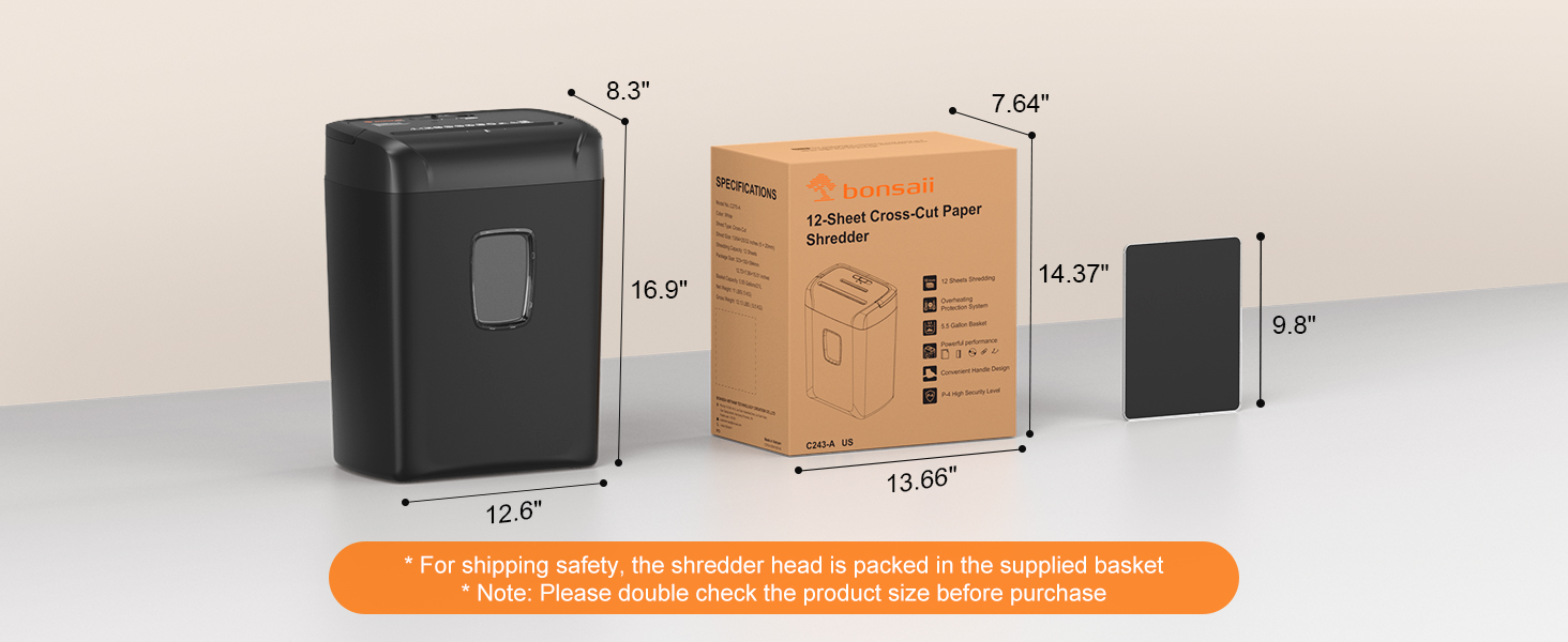 small paper shredder