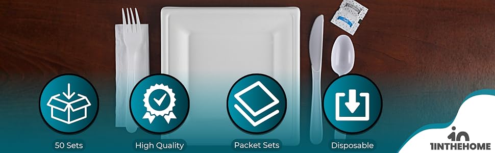 cutlery set, plastic cutlery set, cutlery set disposable