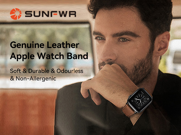genuine Leather Apple watch band