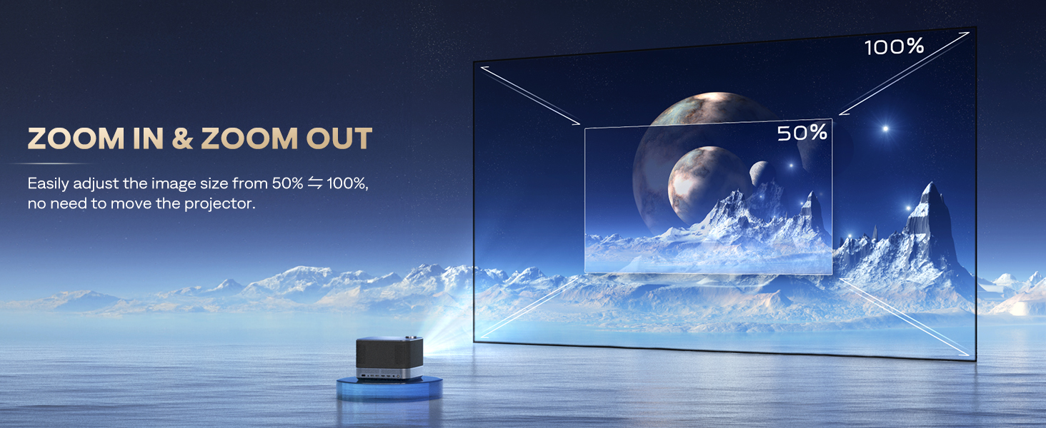 zoom projector