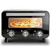 NEWBULIG Pizza Oven Indoor, Electric Pizza Maker, Countertop Ovens for Home, Makes 12.6-Inch Pizz...