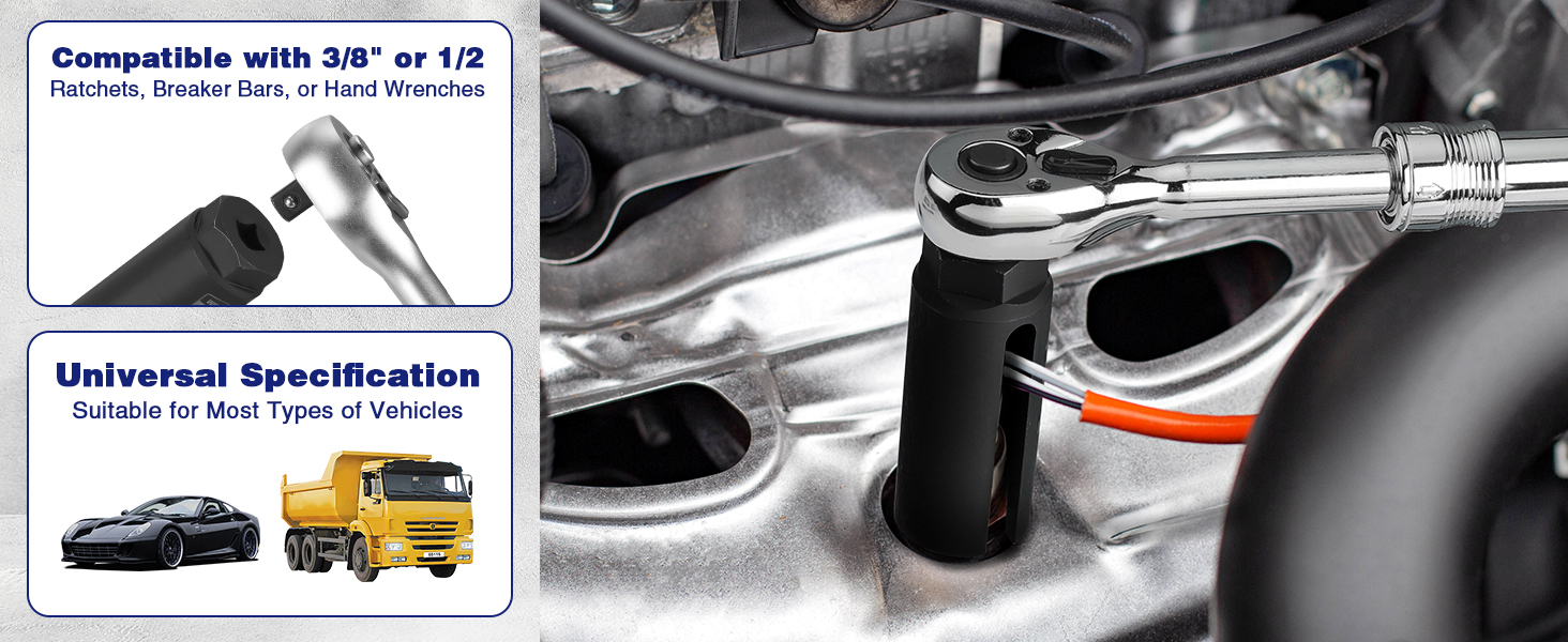 Oxygen Sensor Socket Set