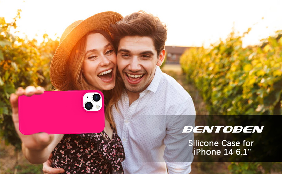hot pink silicone iphone 14 case