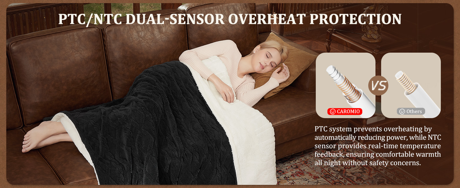 Heated Electric Blanket Heating throw