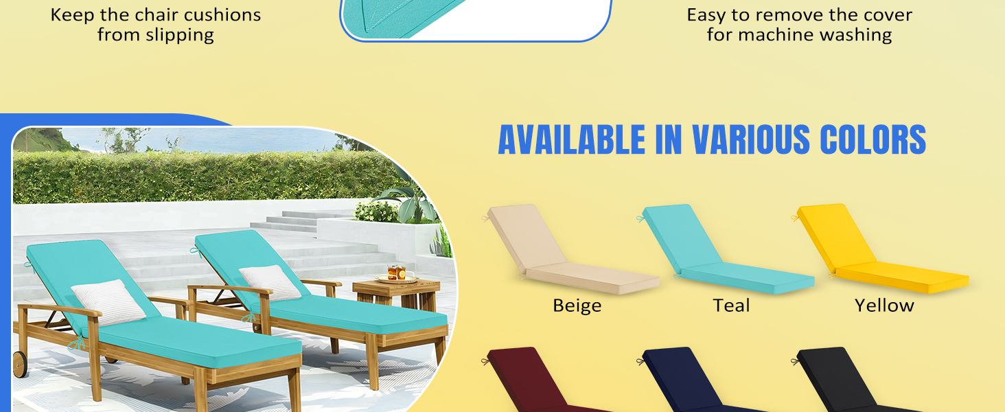 Chaise Lounge Cushion Outdoor