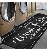 Laundry Room Long Mat Area Rug Non-Slip Floor Mat Waterproof Farmhouse Carpet for Kitchen 40