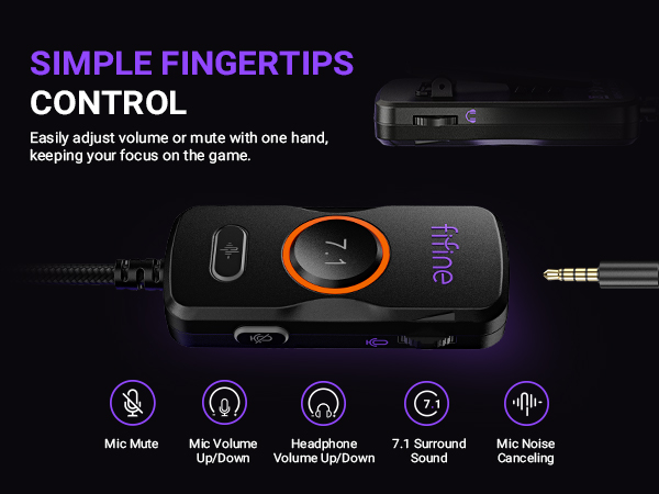 wired headset with easy control usb box