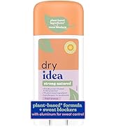 Dry Idea Plant Based Antiperspirant with Aluminum Sweat Blockers Invisible Solid Deodorant for Wo...