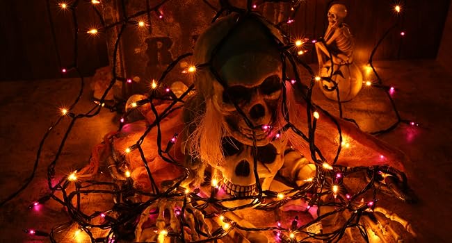 outdoor halloween lights