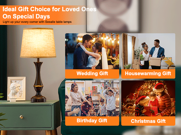 night stand lamps set 2