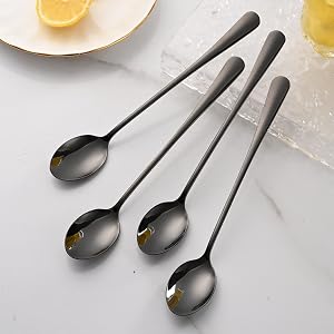 Black Cocktail Stirring Spoons