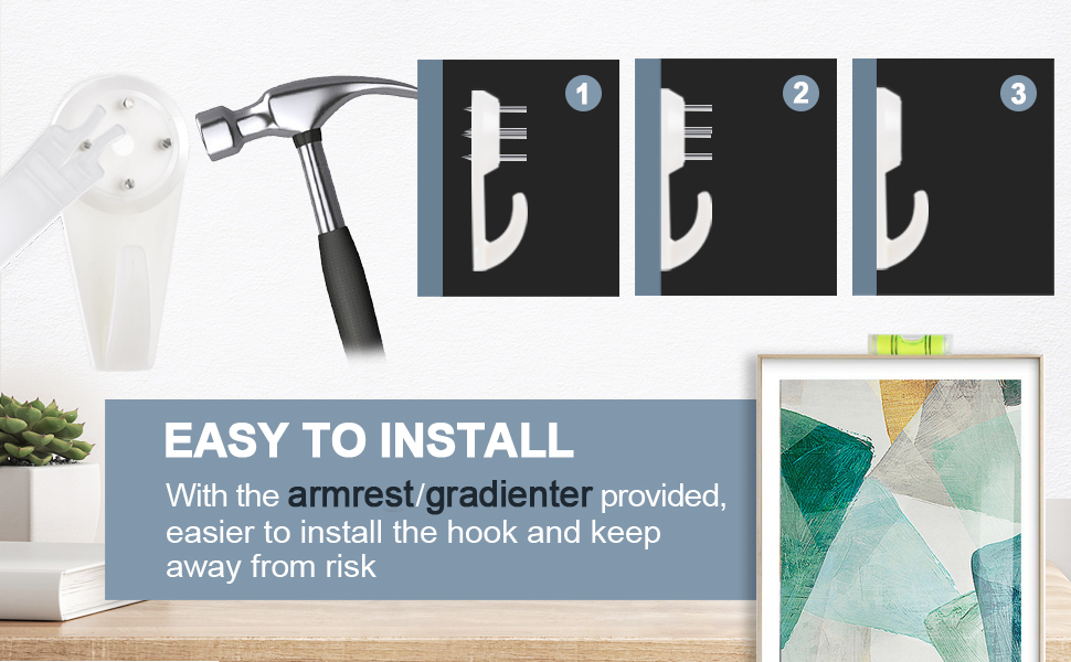 hang on concrete wall without drilling