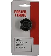 Thaekuns 42950 1/2- inch Router Collet Fit for PORTER CABLE models, Delta, B&D