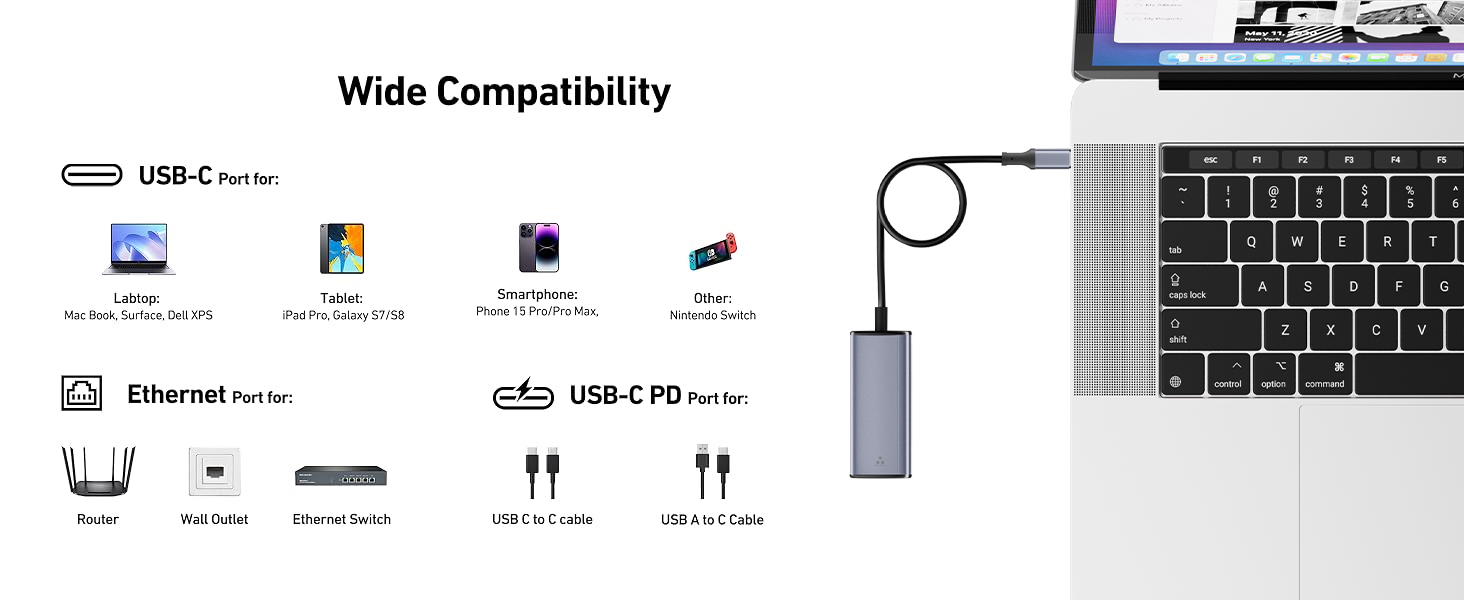 ethernet to usb c