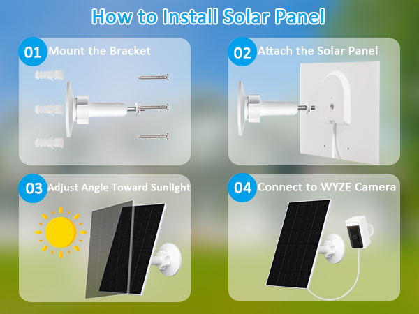 Solar Panel for WYZE Camera