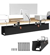 Zilink No Dril Under Desk Cable Tray 30