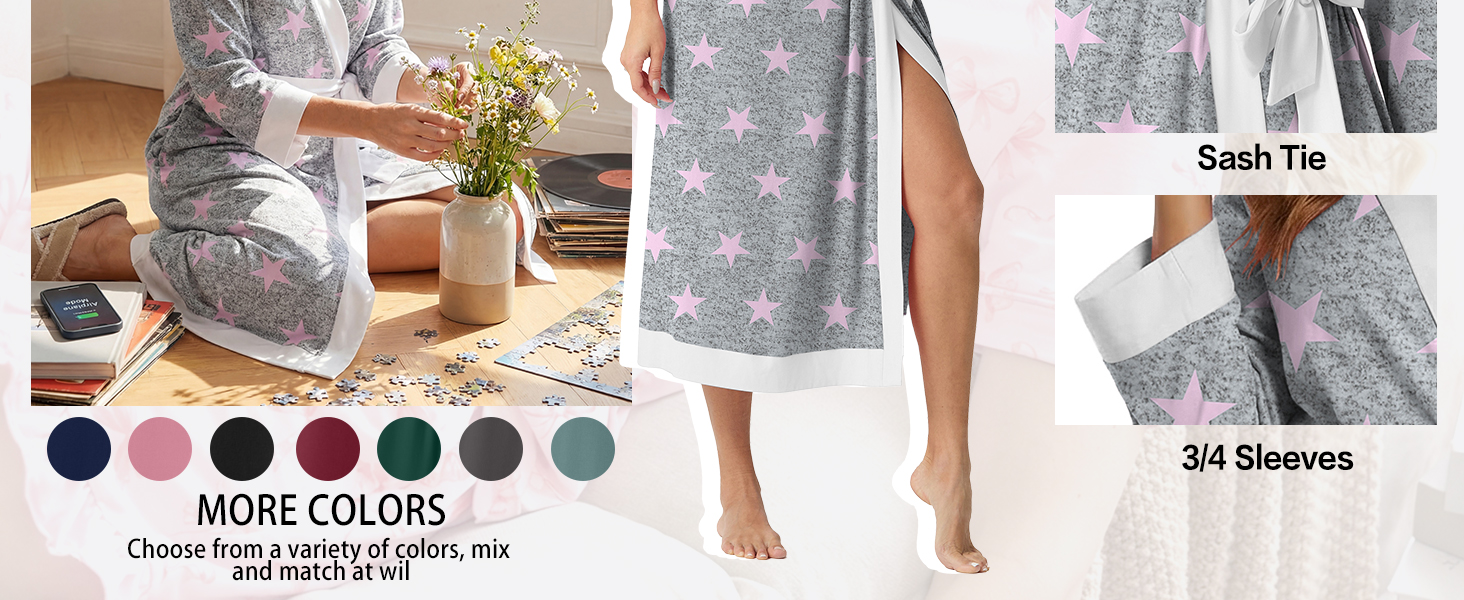 knit robes for women