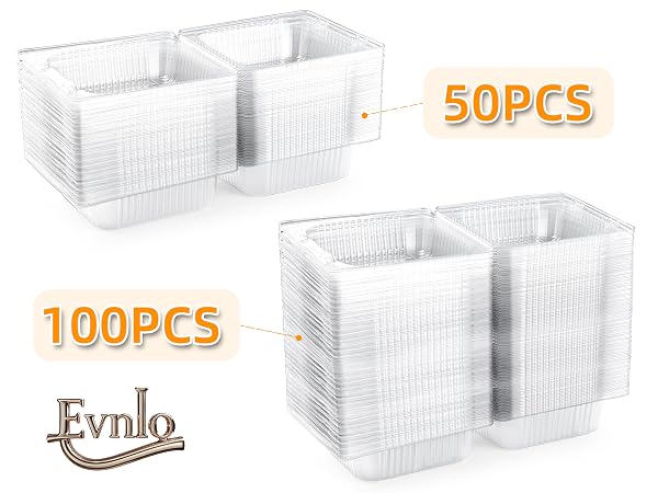 plastic square container
