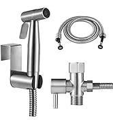 Lambloraey Handheld Bidet Sprayer for Toilet, Adjustable Water Pressure Control Jet Sprayer for T...