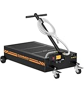 CAMMOO 20 Gal Electric Oil Drain Pan, 110V High-Flow Pump, 9.8 FT Hose, 200 W Motor, 2 Locking Sw...